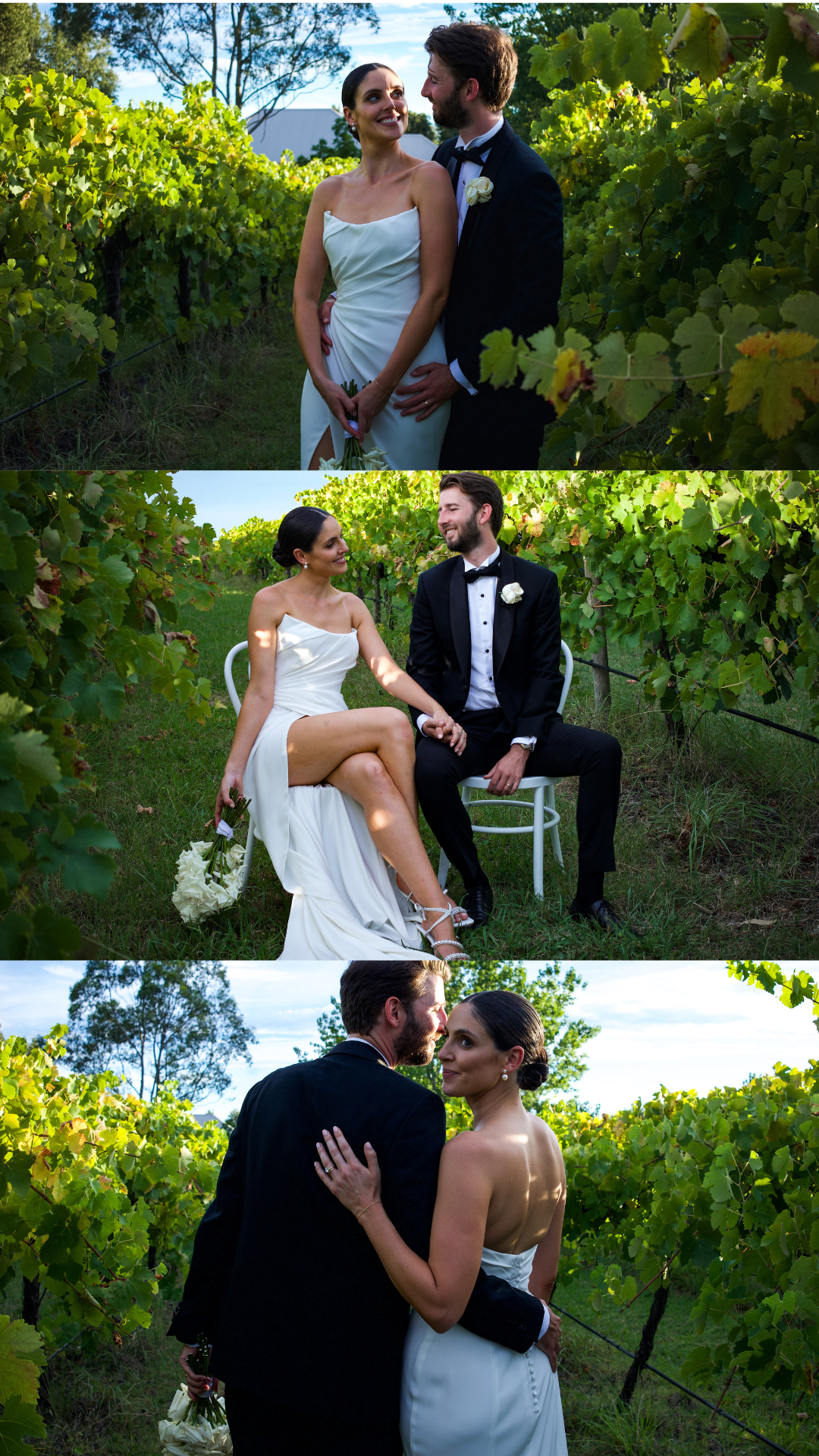 Beautiful time in nature for the bride and groom in wedding film/videography on the South Coast, NSW