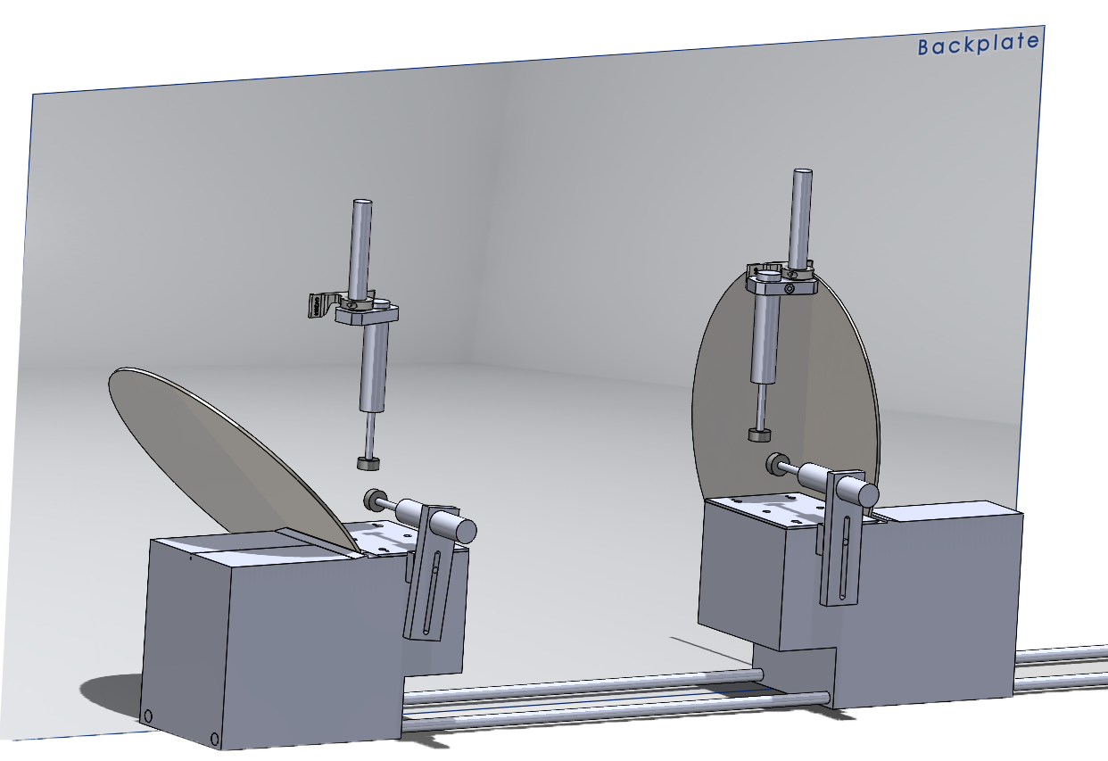 3D interactive model of a double head mitre saw