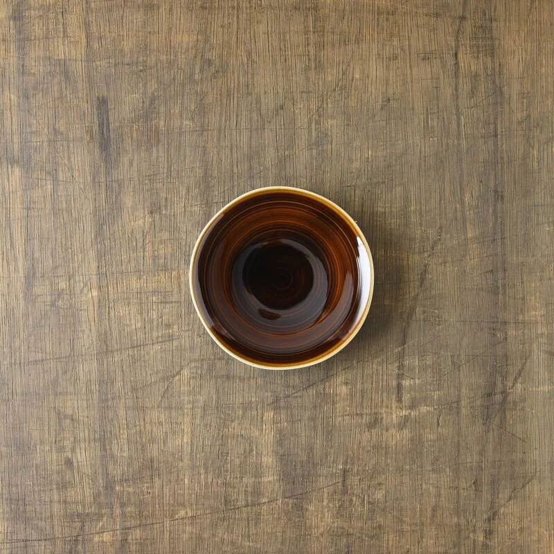Small Dish- Amber (Mino Ware)