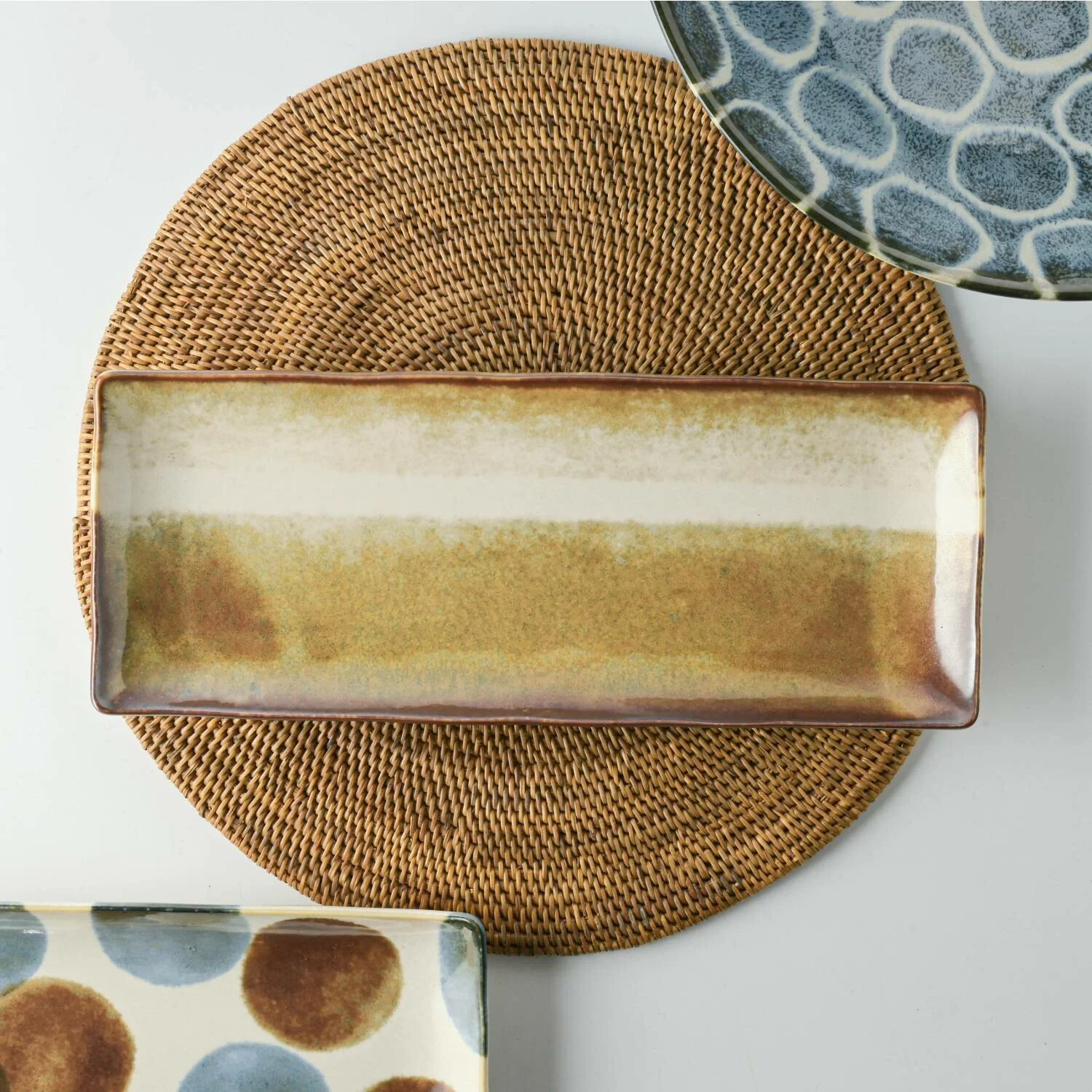 Two-Tone Platter (Mino Ware)