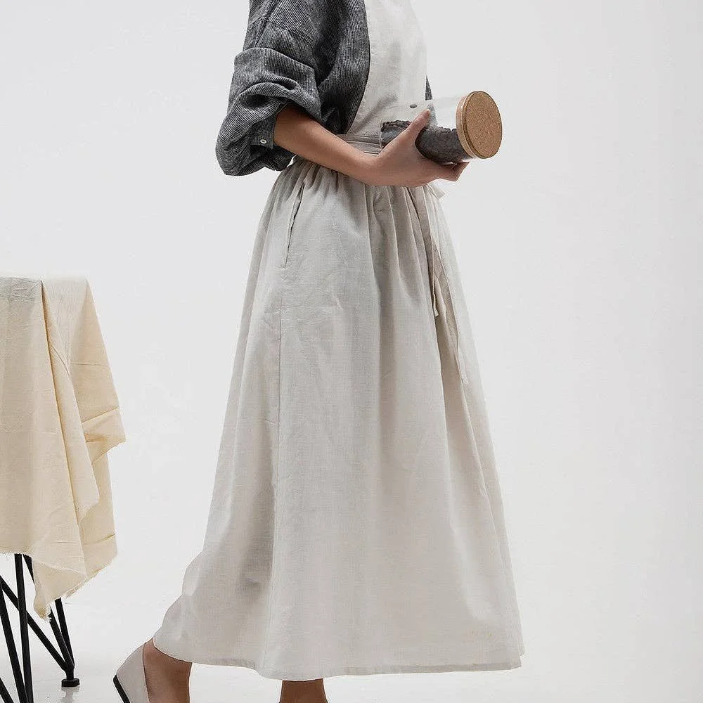 Minimalist Apron: Cotton-Linen