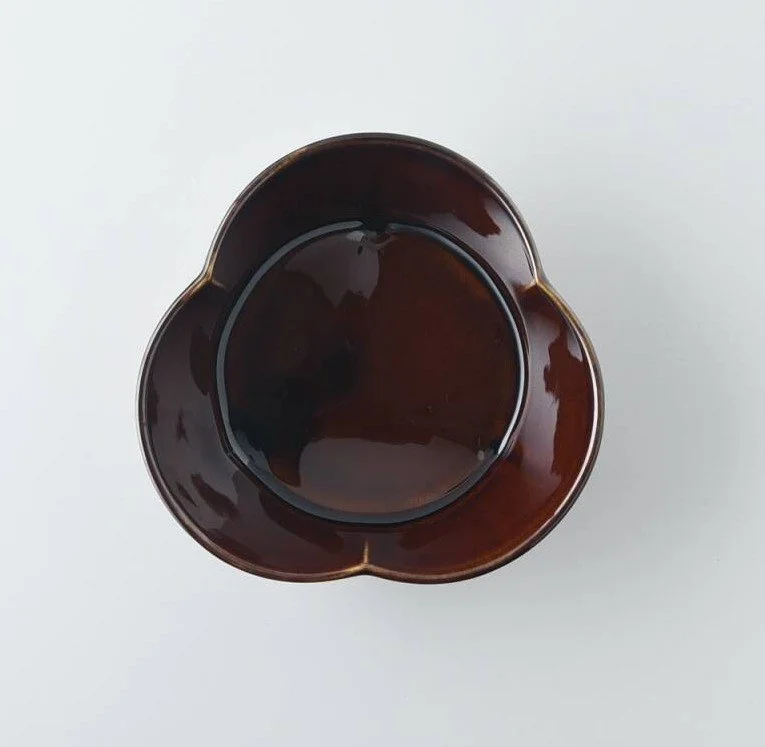 Large Asumi Bowl- Amber (Mino Ware)