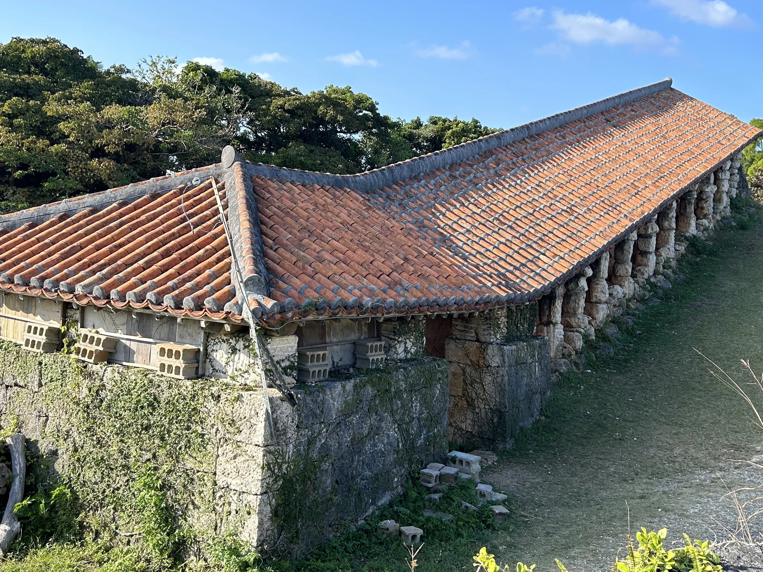 Yuntanza Gama, a traditional kiln in Yomitan Village, Okinawa
