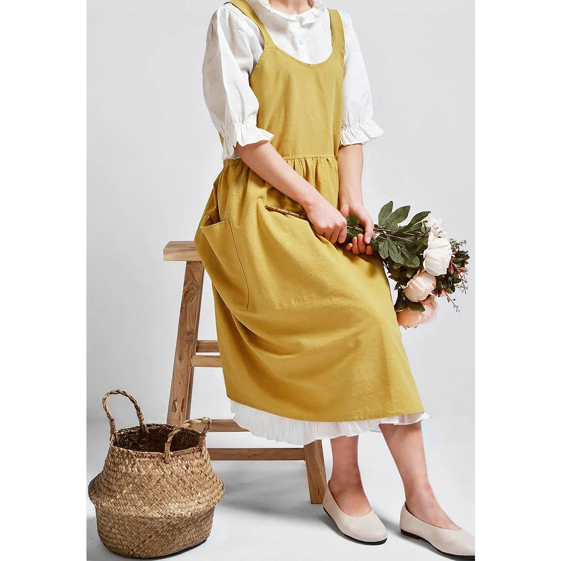 Artisan Apron: Cotton-Linen
