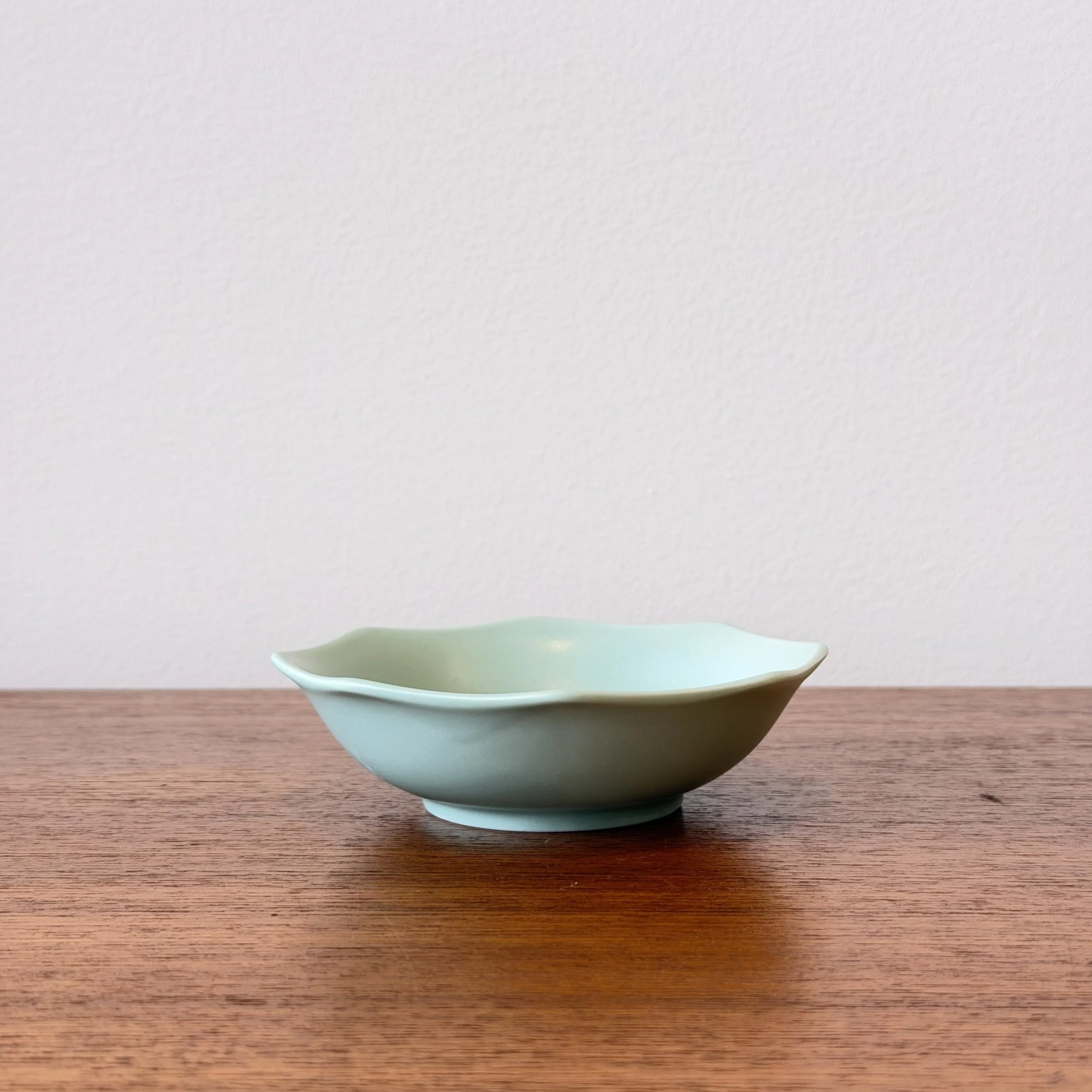 Mino Ware Octagonal Celadon Bowl