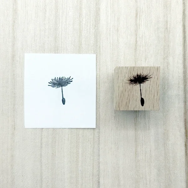 Wooden stamp: Dandelion