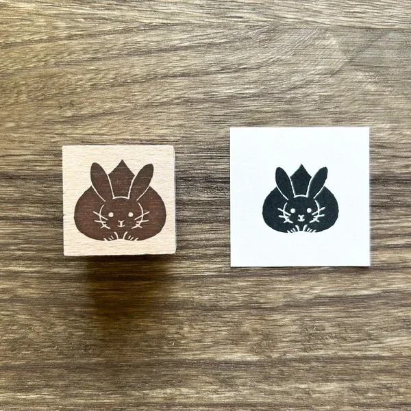 Wooden stamp: Rabbit