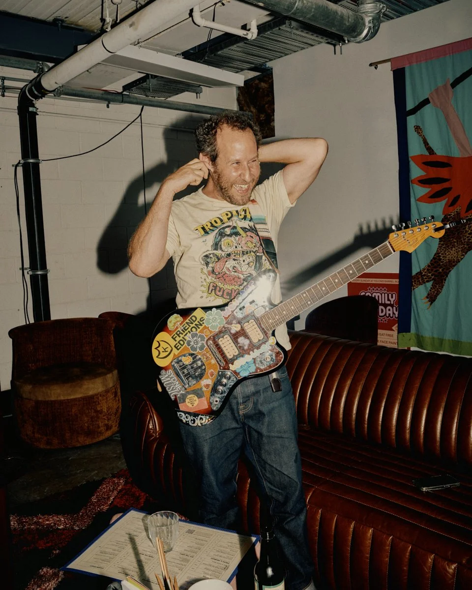 Ben Lee - back stage