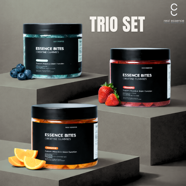 Essence Bites Creatine Gummies (TRIO Set)