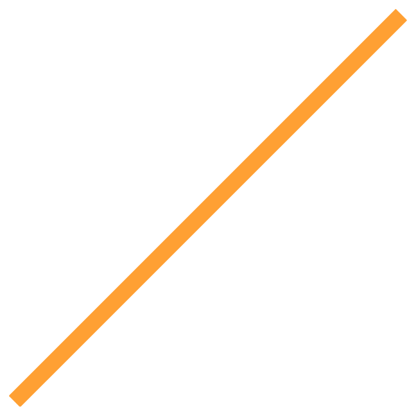 A diagonal orange line on a black background.