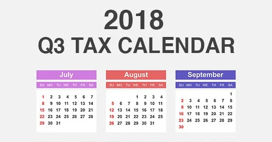 Tax Deadlines Ahead!  Remember these…