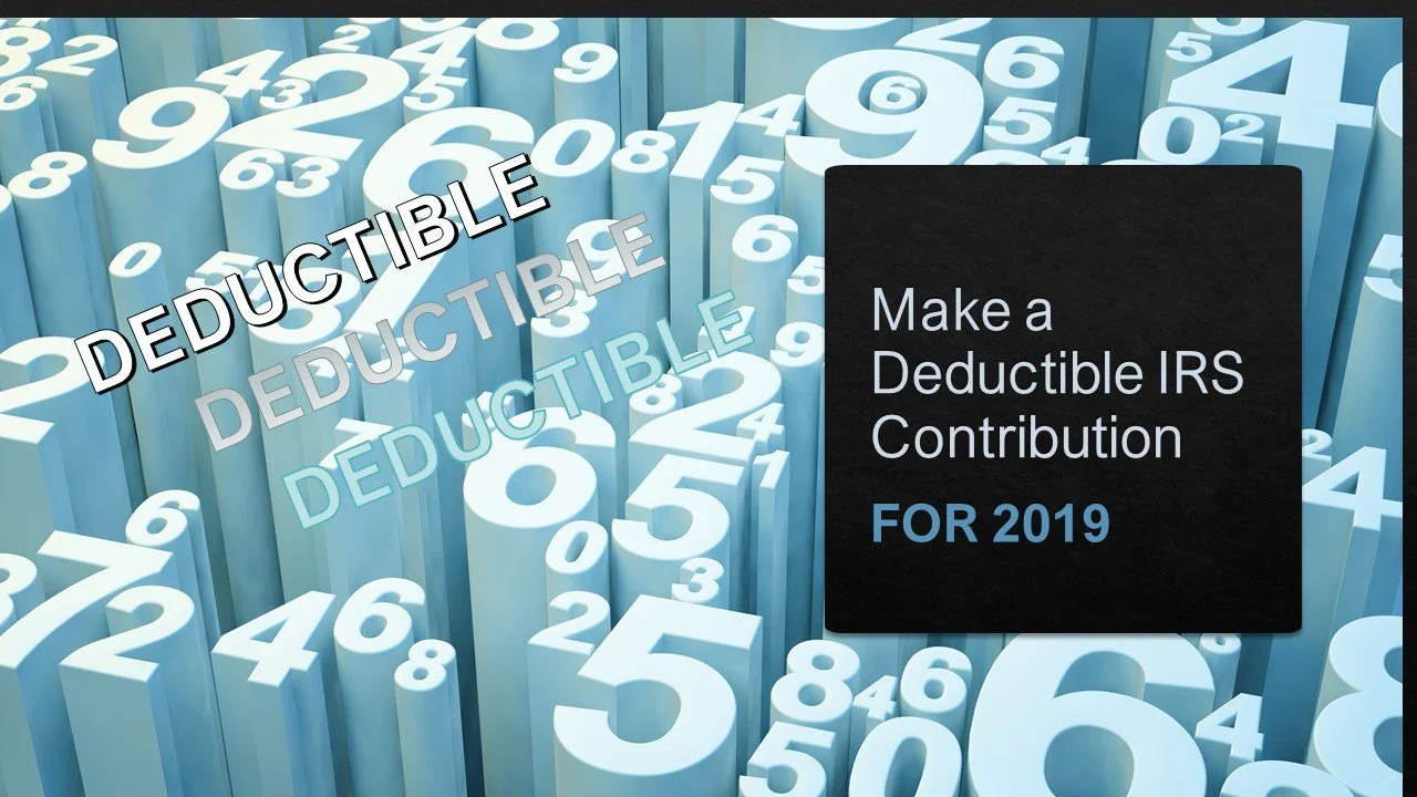 Extended IRA Contribution Deadlines… Act Now!