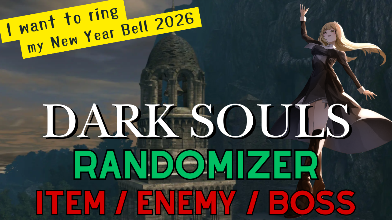 【Item / Enemy / Boss Randomizer】challenge run +  Ring New Year bell on Jan 1st 2026 at 12:00am✨