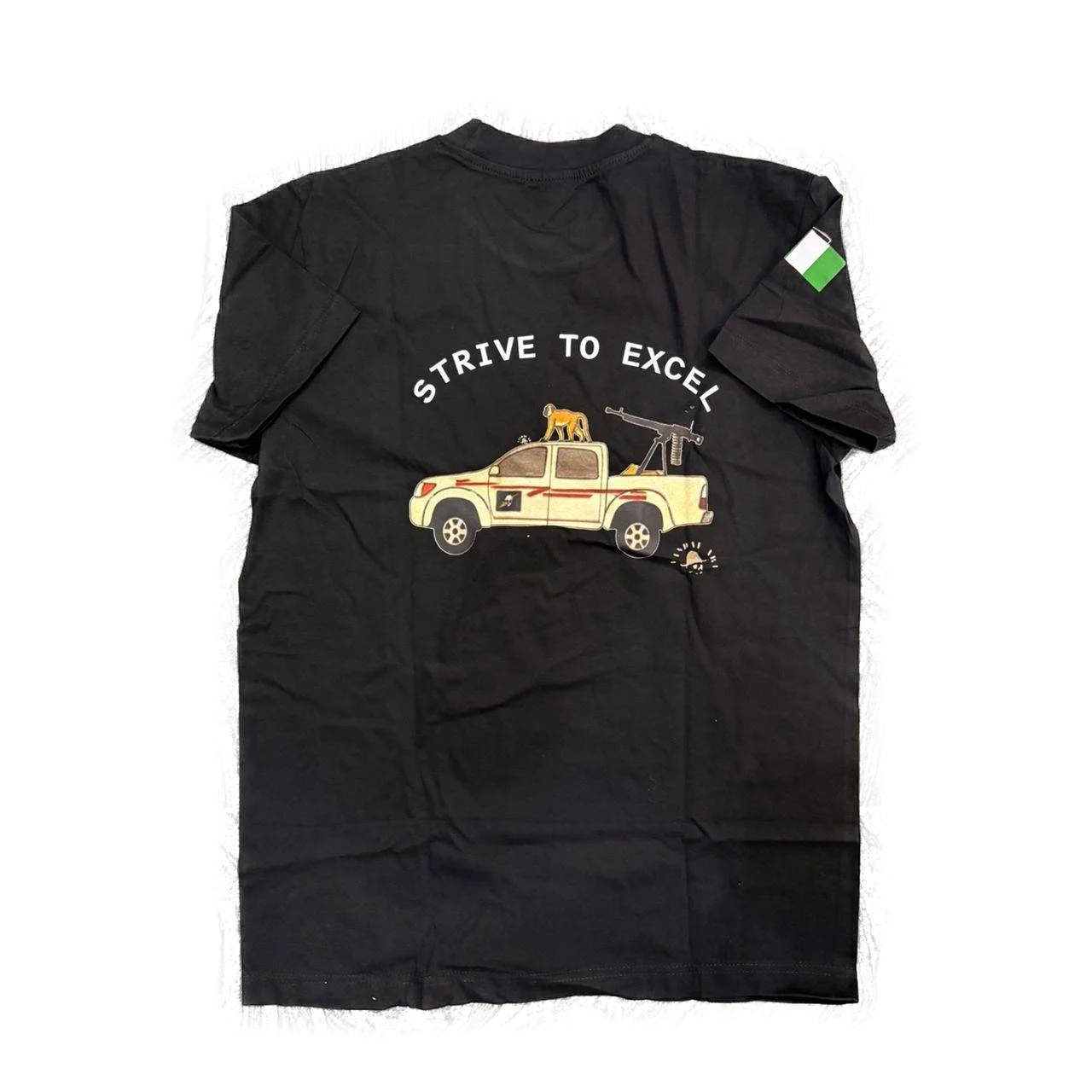Strive to Excel Technical Black Tee