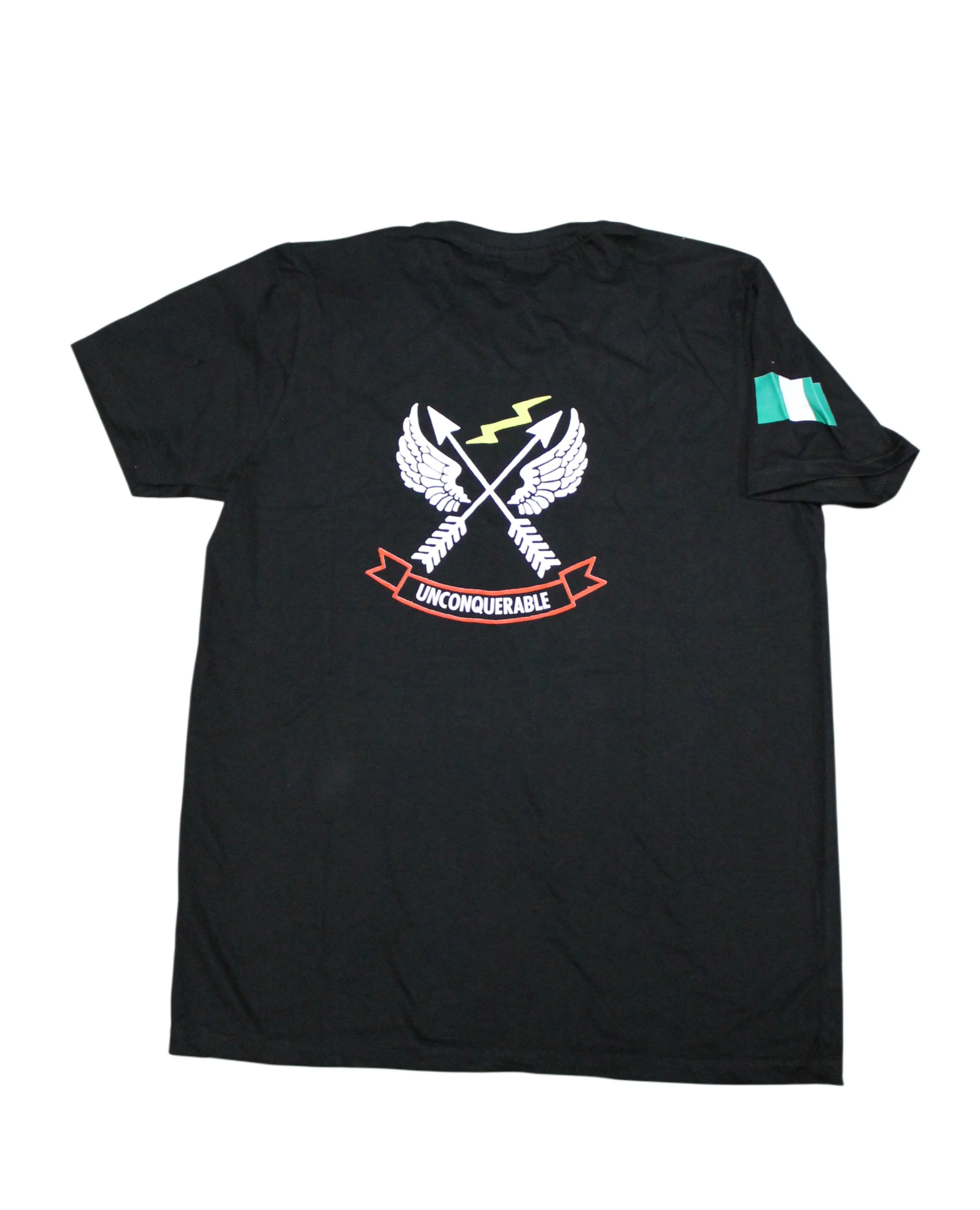 Unconquerable Black Tee