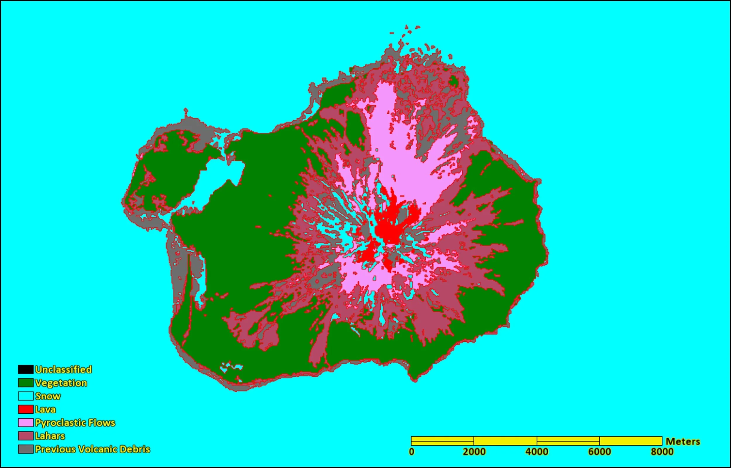 Supervised classification of St. Augustine, Alaska