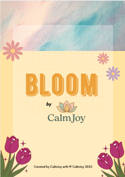 30-Day Self Care Journal (Digital & Printable PDF) | Bloom by CalmJoyl