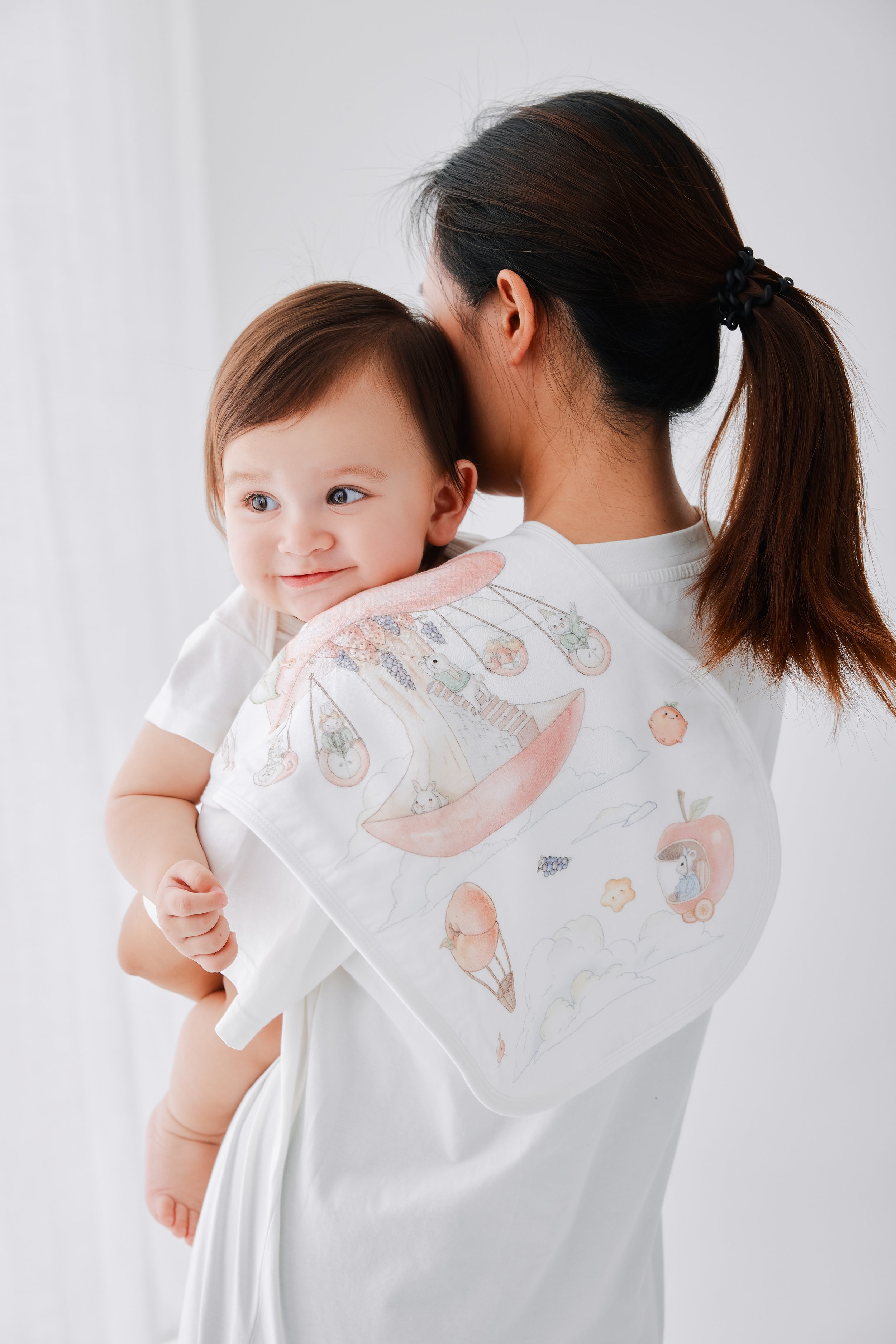 Burp Cloth (2 pieces）