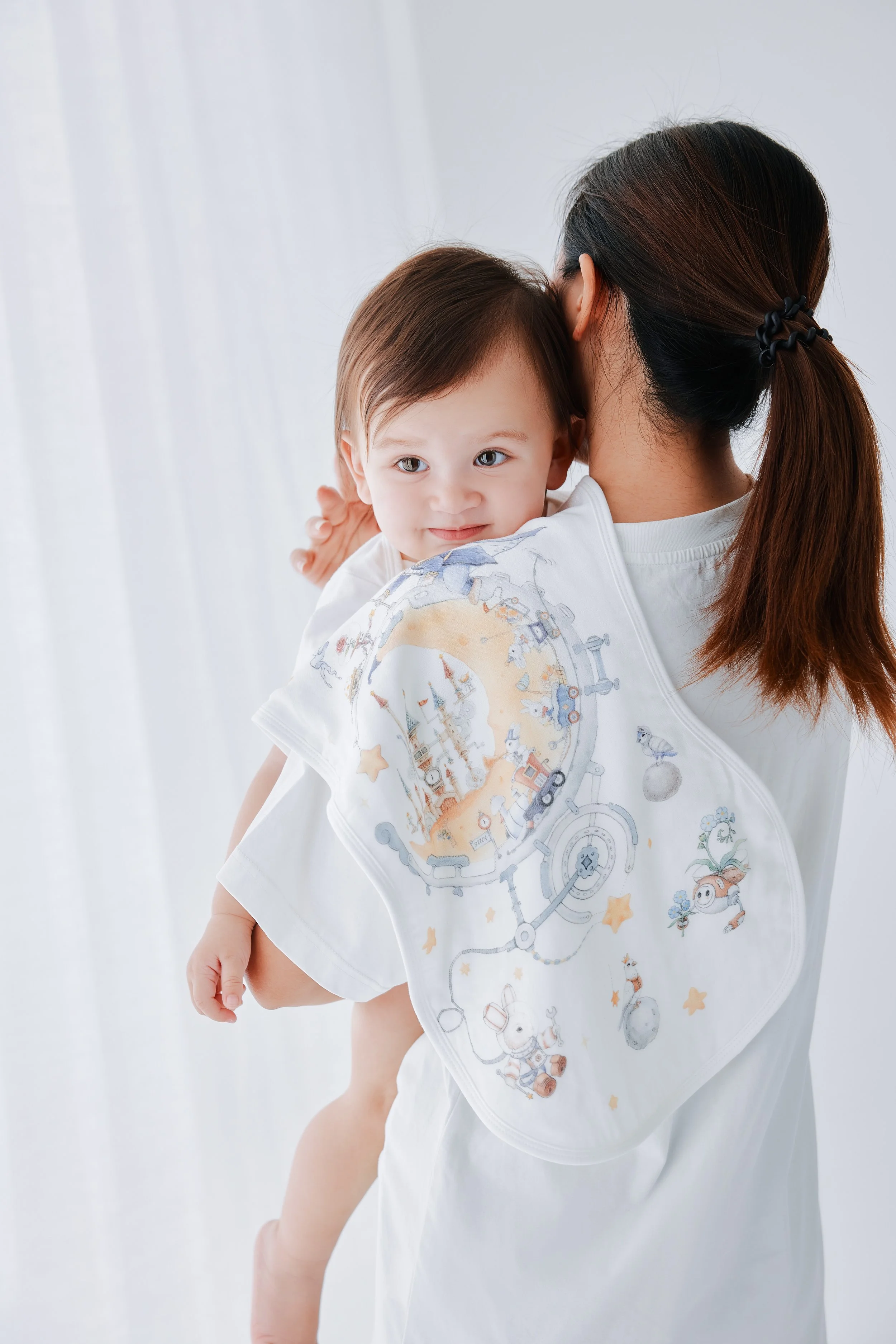 Burp Cloth (2 pieces）