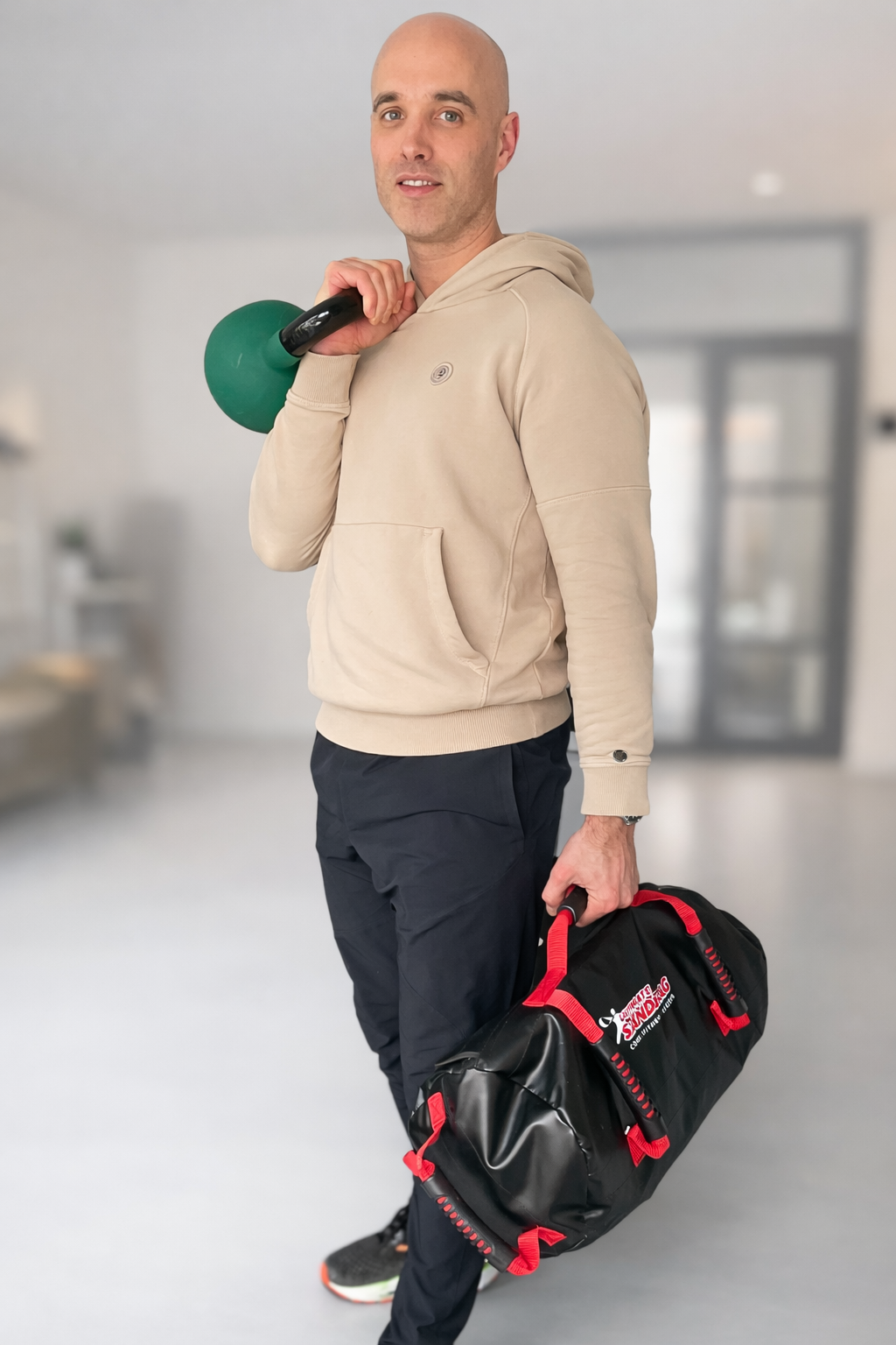 Persoonlijke krachttraining met kettlebell aan huis