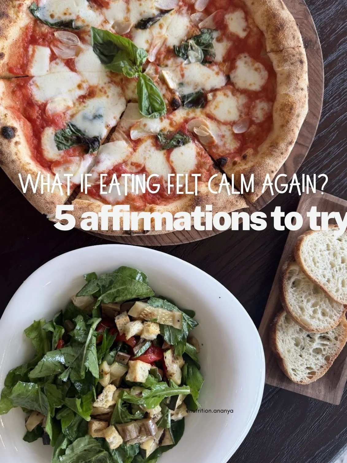 If eating has started to feel stressful, complicated, or loaded with rules - you&rsquo;re not alone.

Which reminder did you need today? 💛

[gentle nutrition, relationship with food, affirmations, recovery, dietitian, sports dietitian]