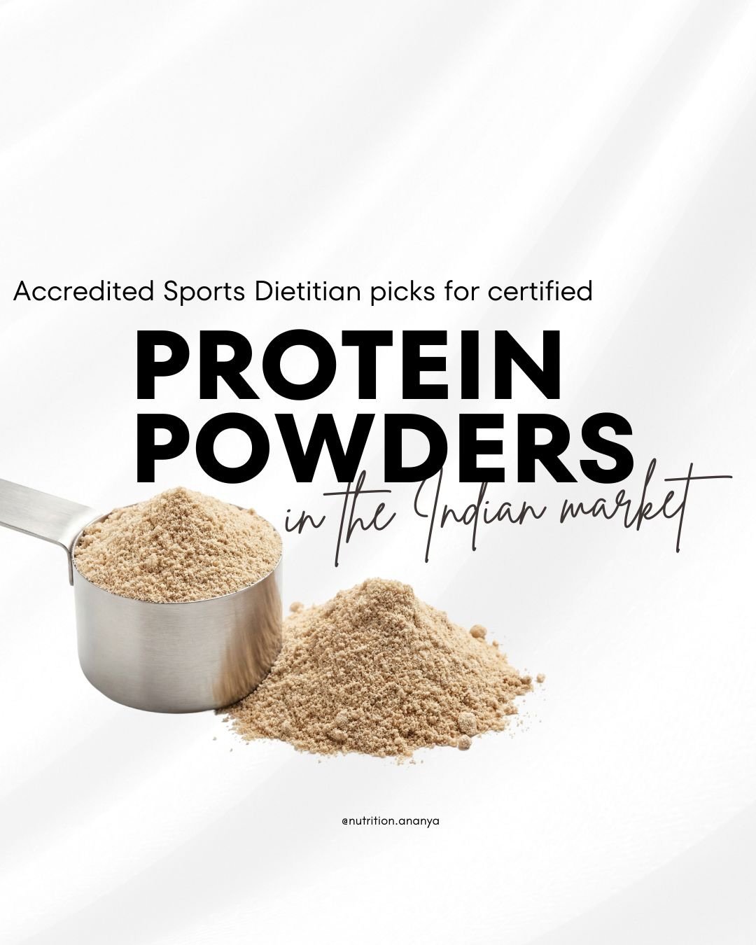 Protein powder suggestions!

Here&rsquo;s recommendations including tested ones for competitive athletes.

For 1:1 guidance, DM us today! 

[sports dietitian, sports nutrition, athlete, protein powders, vegan, plant powder, whey]