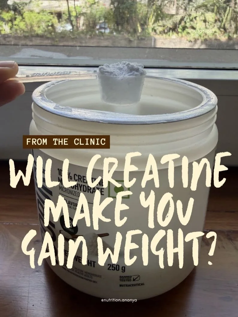 From the clinic: A common question I get from athletes and active individuals starting creatine. 

Swipe through for what&rsquo;s actually happening, why the dose matters, and why the number on the scale isn&rsquo;t always telling you the full story.