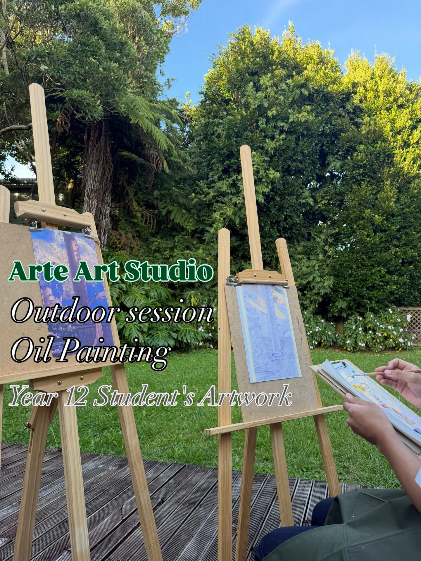 Arte Art Studio

Outdoor session at Arte
Oil painting

Year 12 Student's Artwork

Outdoor class start!

#nz #nzart #nzartist #auckland #aucklandart