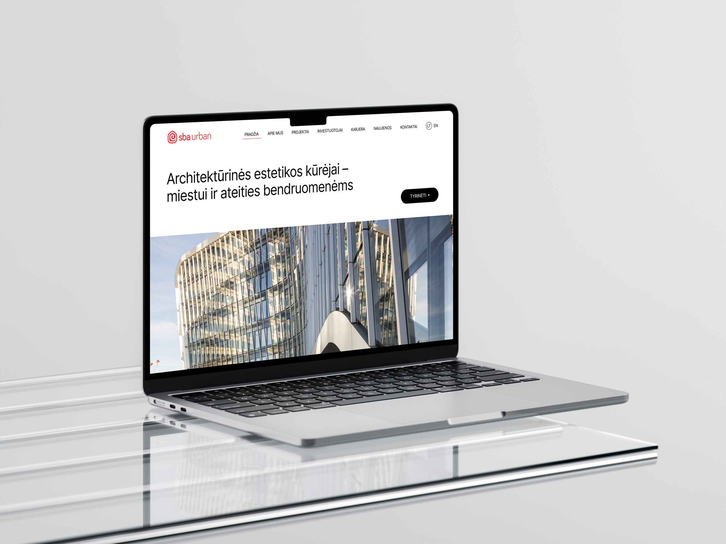SBA Urban / Website design