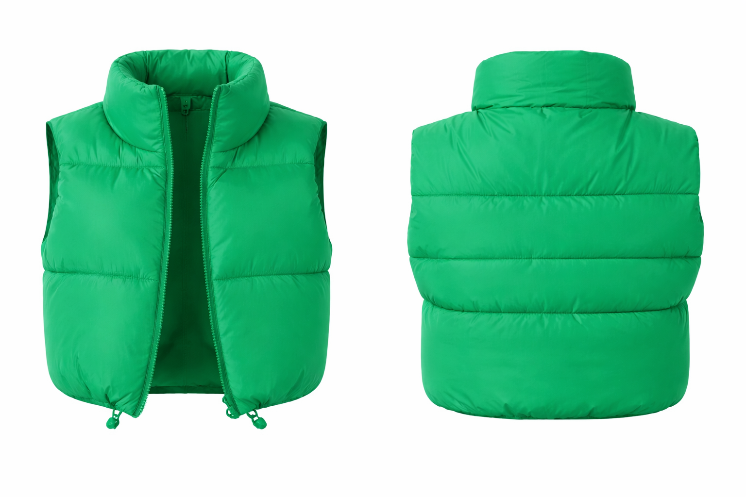 FrostCore Cropped Puffer Vest