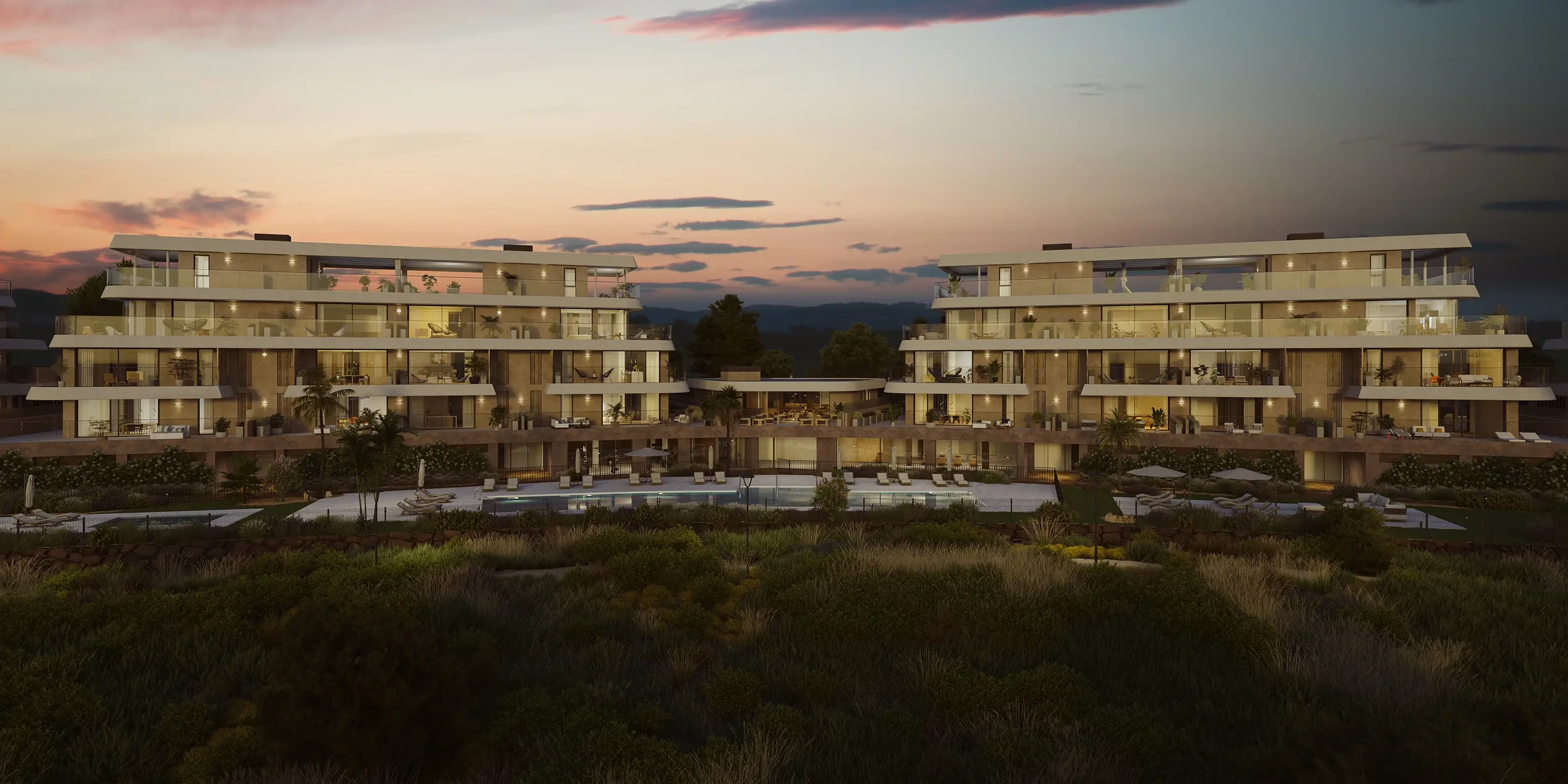 Aedas Estepona II Cam08 Exterior lejana_Nocturna.webp