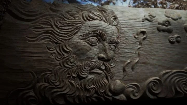 Old man of the sea...
#thelittlecarvinghut #sarahprotheroughcarver #nautical #handcarved #talesfromthesea #proteus #carversofinstagram #clippership #carvedart #woodcarver #cornwallartisans #cornwallartists