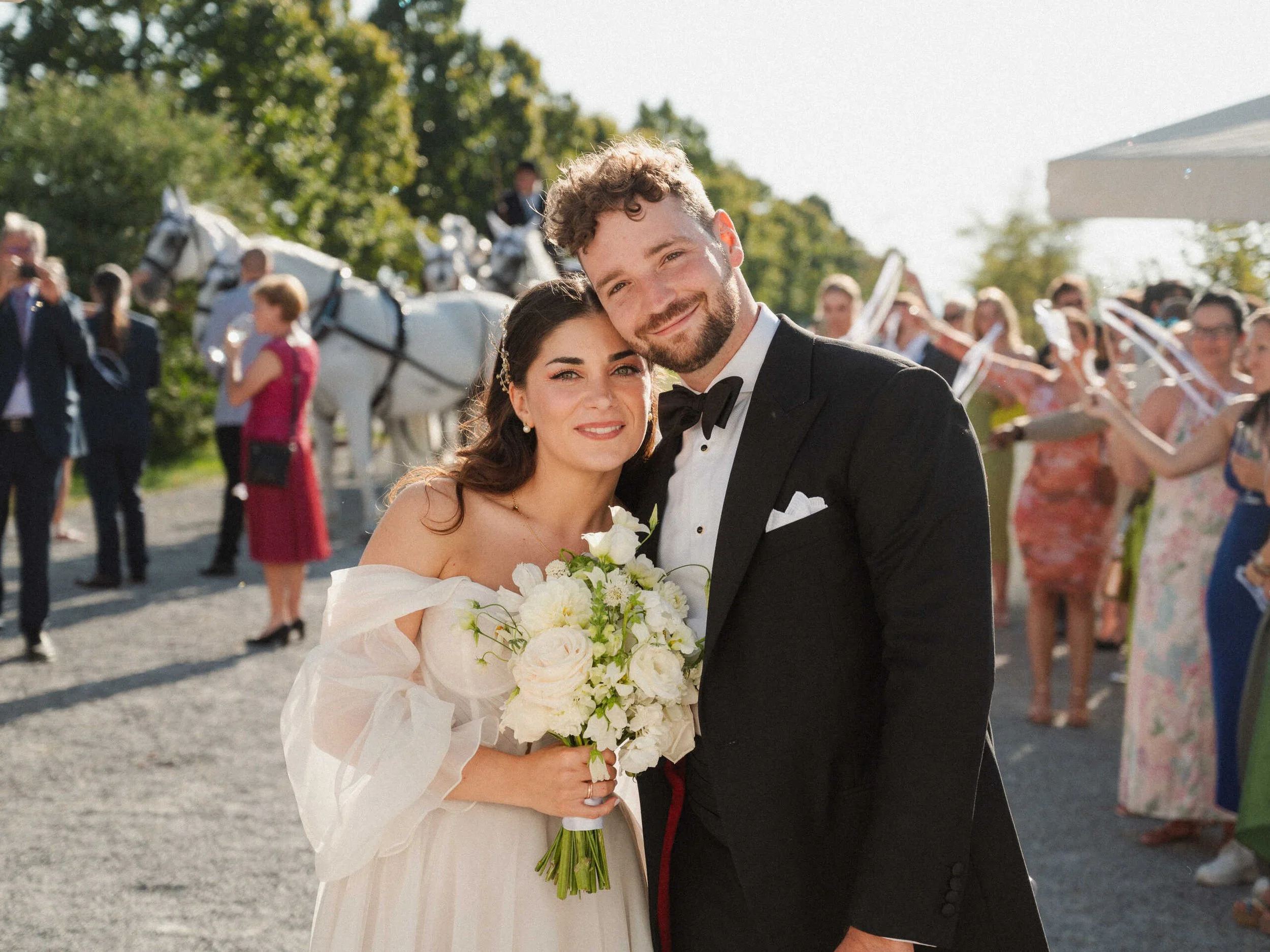 A Fiaker wedding in Esterházy Palace