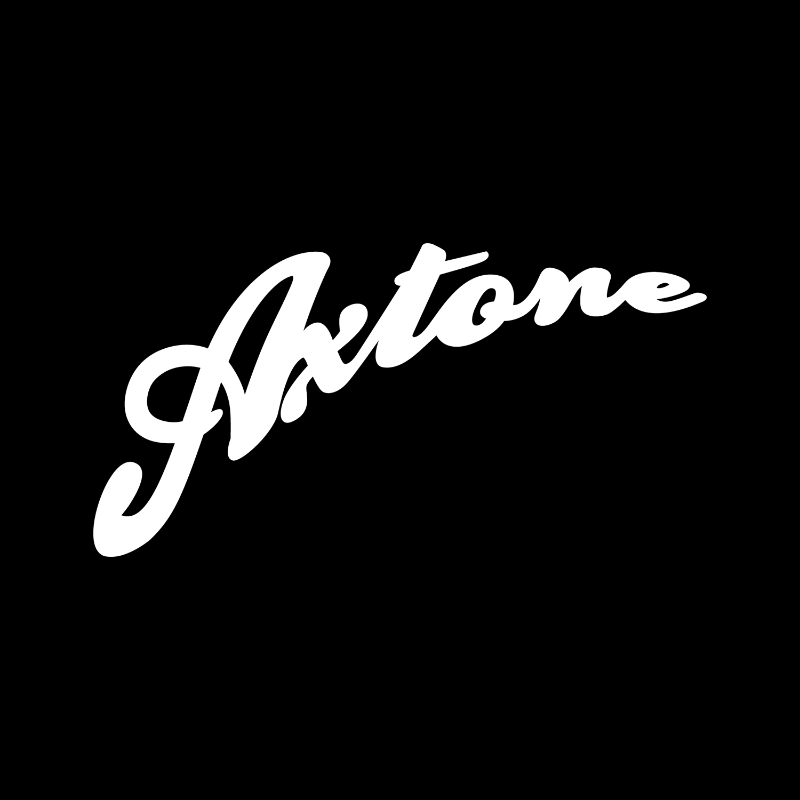 Axtone Logo and Icon, Black and White image. Enda Harte