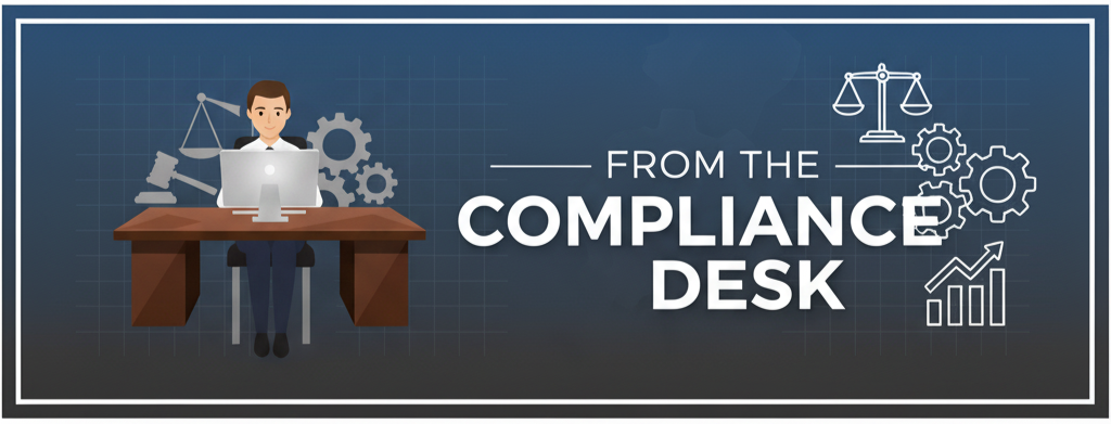 From the Compliance Desk  