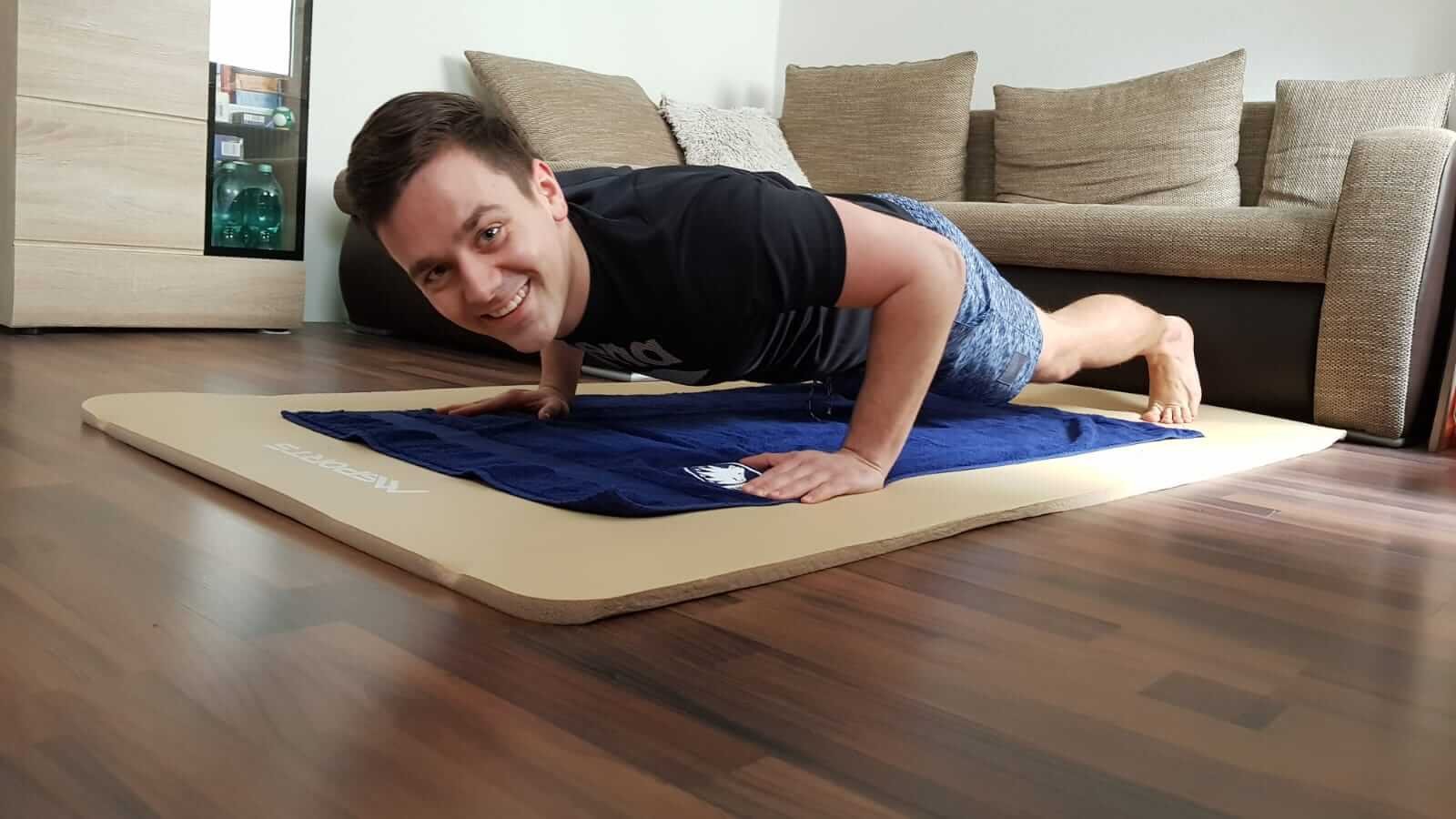 Mit Liegestütz gegen den SC Hardtberg