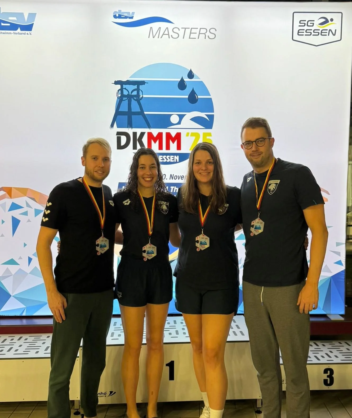 Starke Auftritte der SG-Masters bei den Deutschen Kurzbahnmeisterschaften in Essen