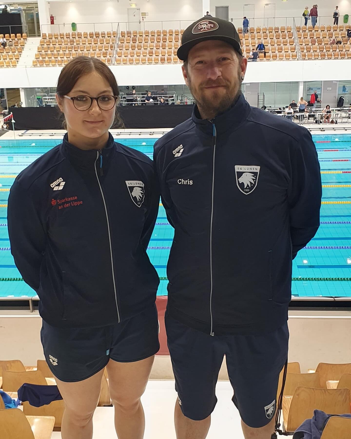 Lara Vogt bei den Deutschen Meisterschaften in Berlin 🏊&zwj;♀️

Unsere Schwimmerin Lara Vogt (Jg. 2007) hat die SG L&uuml;nen bei den 137. Deutschen Meisterschaften (23.&ndash;26. April 2026) in Berlin vertreten und sich zuvor gleich &uuml;ber zwei 