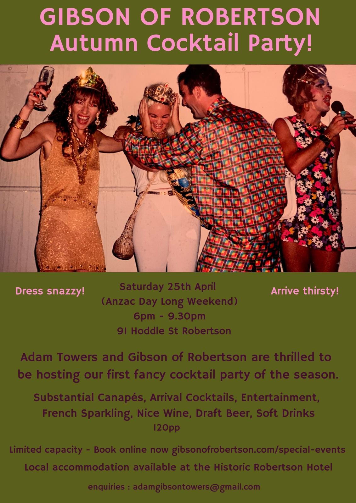 Gibson of Robertson - Autumn Cocktail Party