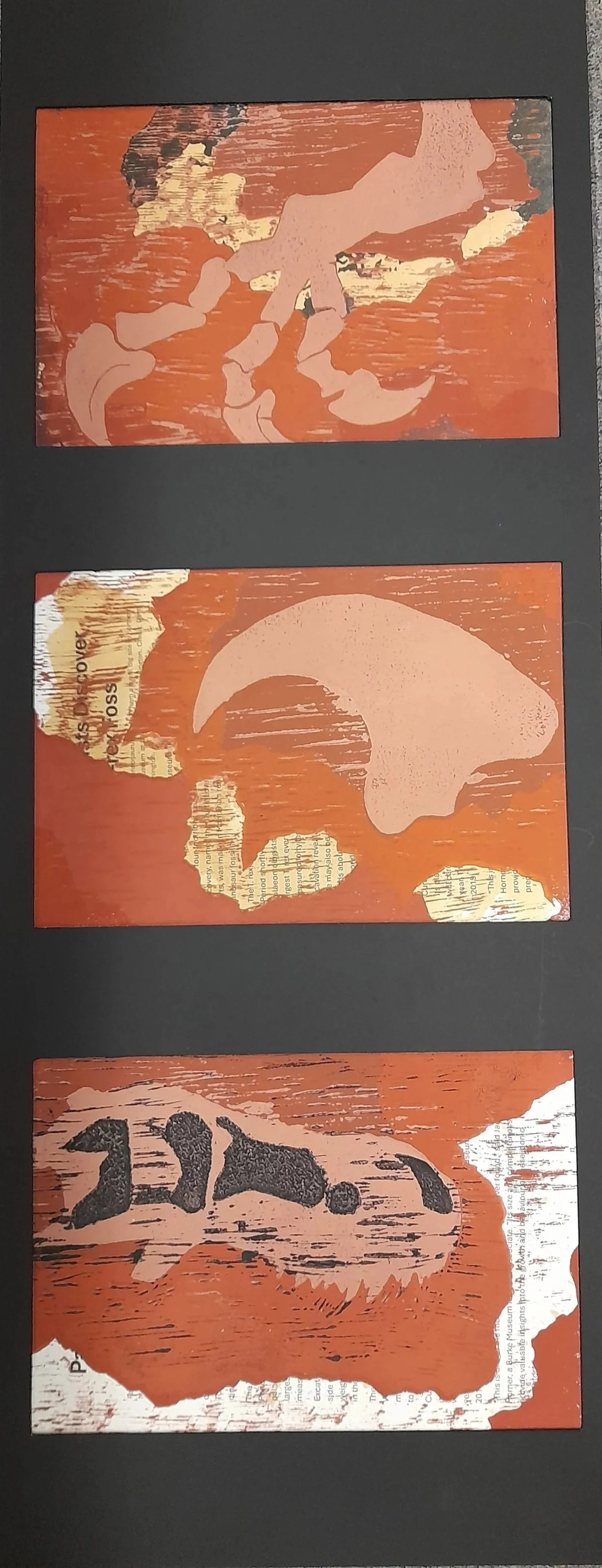 See how the patterns and fossils in nature can become beautiful art.