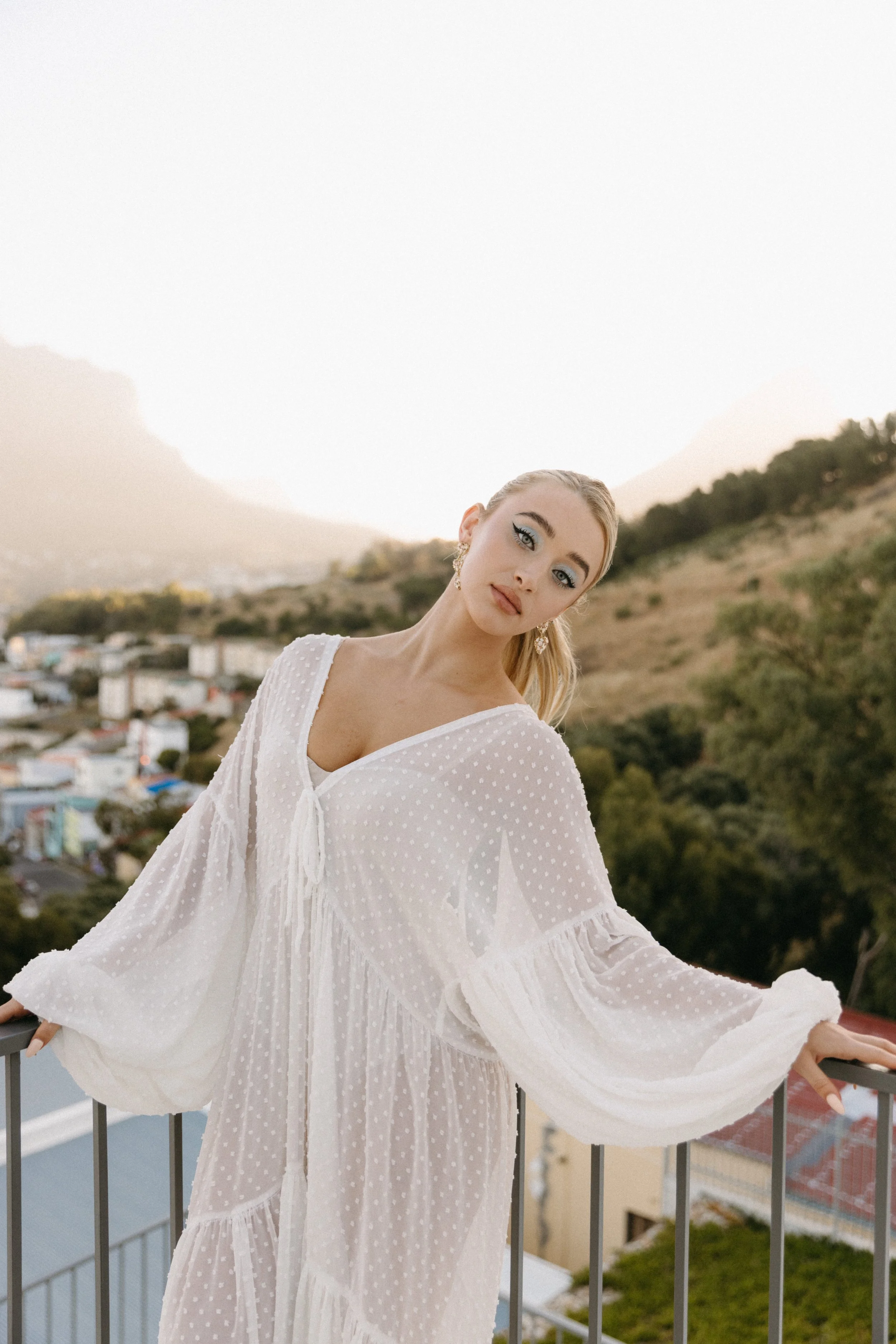 A woman in Cape Town, Makeup by Paris based Makeup Artist Andrea van Den Houten