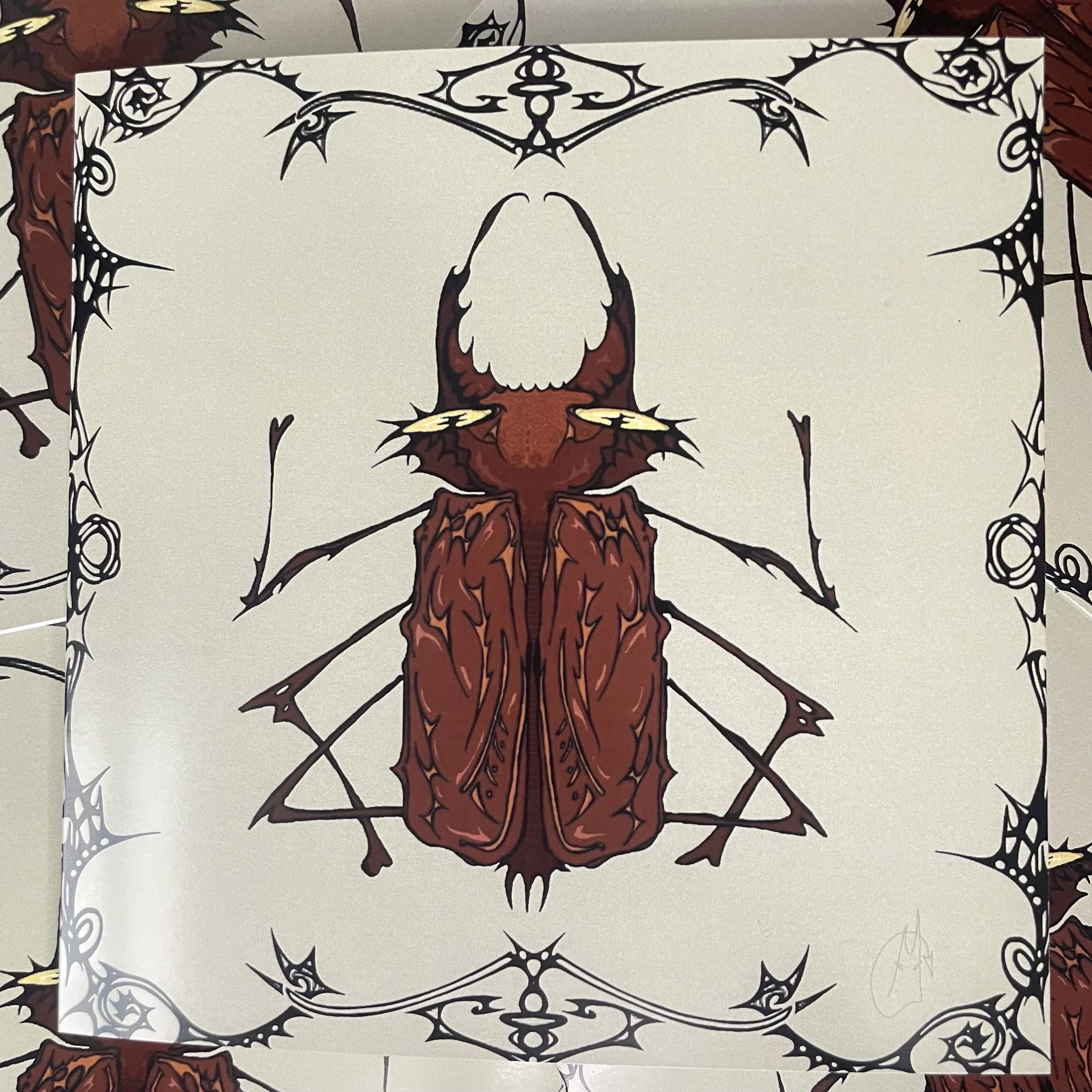 "Stag Beetle" Greeting Card