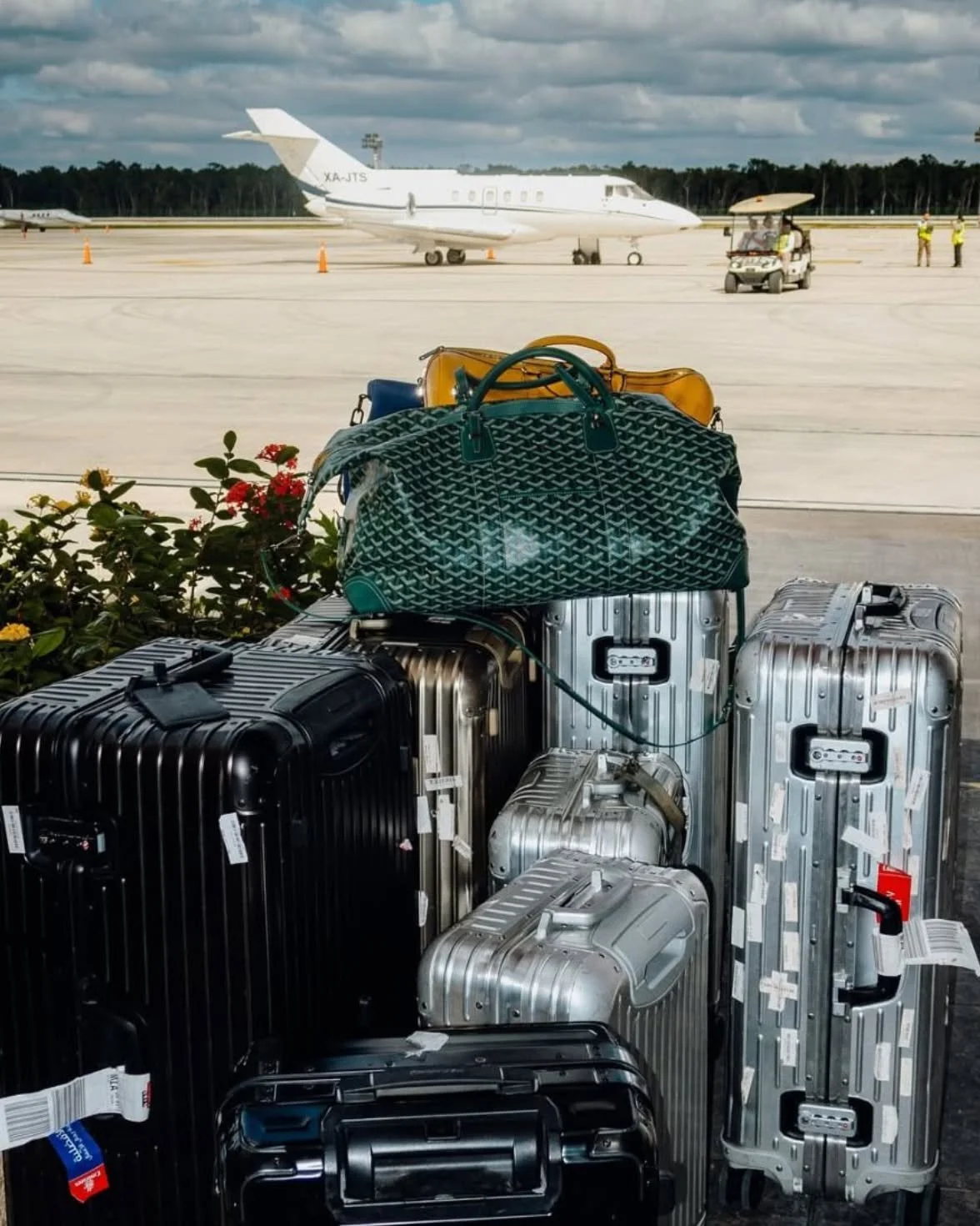 Luggage used to be something you bought because you needed it. Now, in certain airports, the suitcase can tell you almost as much about someone as the clothes they are wearing. 

The shift is partly down to brands like Rimowa, whose aluminium cases h