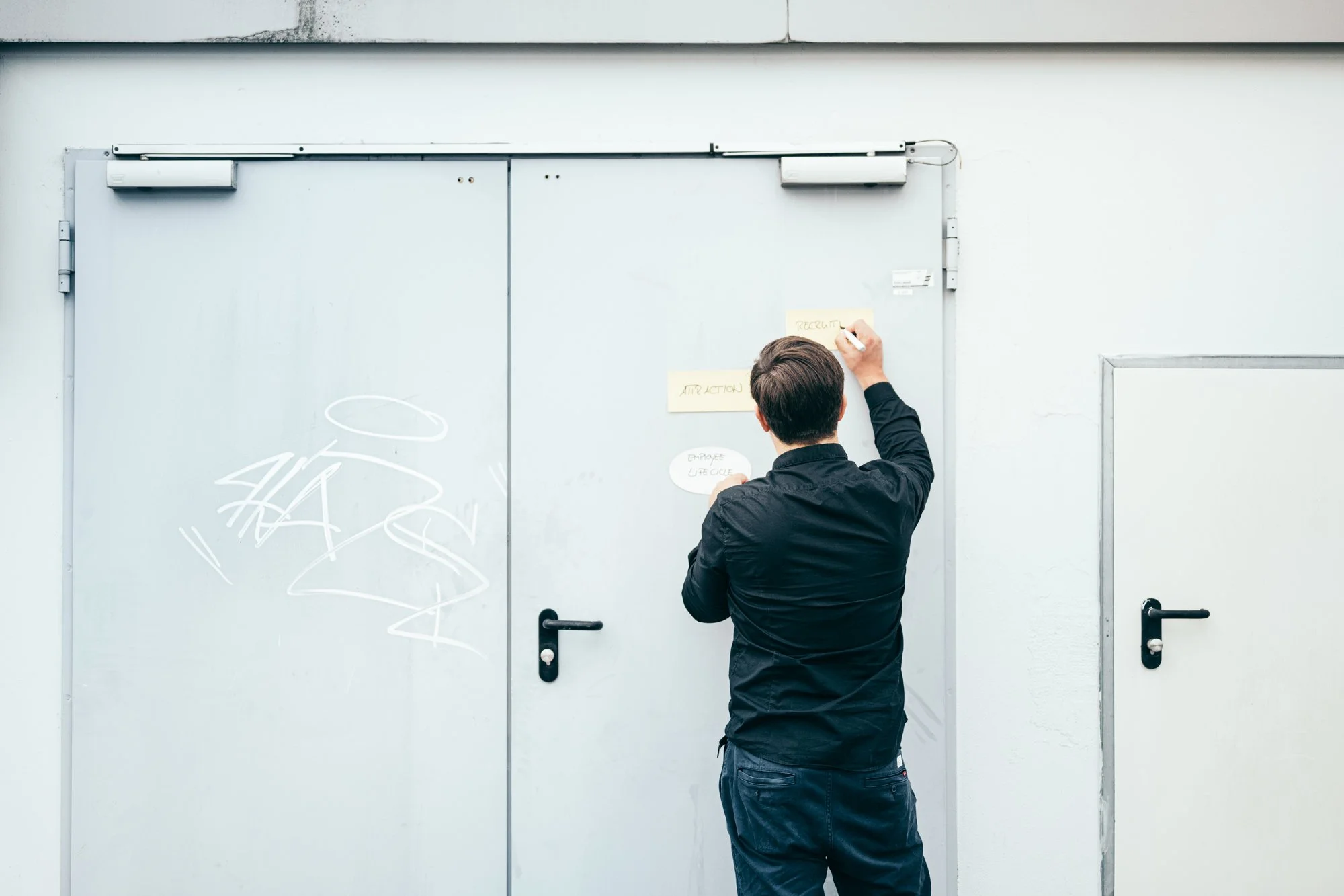 Christoph Aschenbrenner beim Arbeiten.