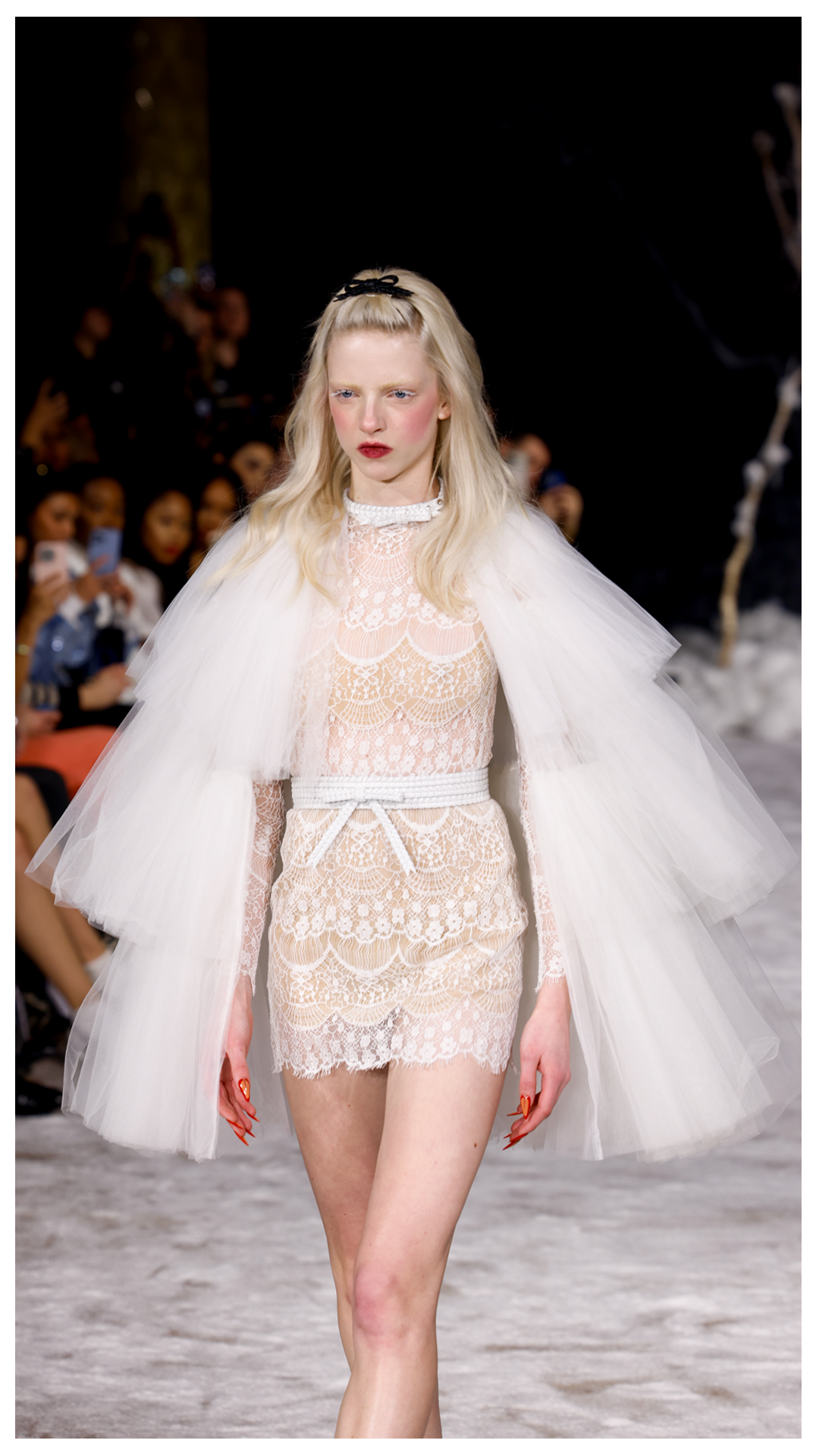 Aadnevik London fashion week catwalk snow queen