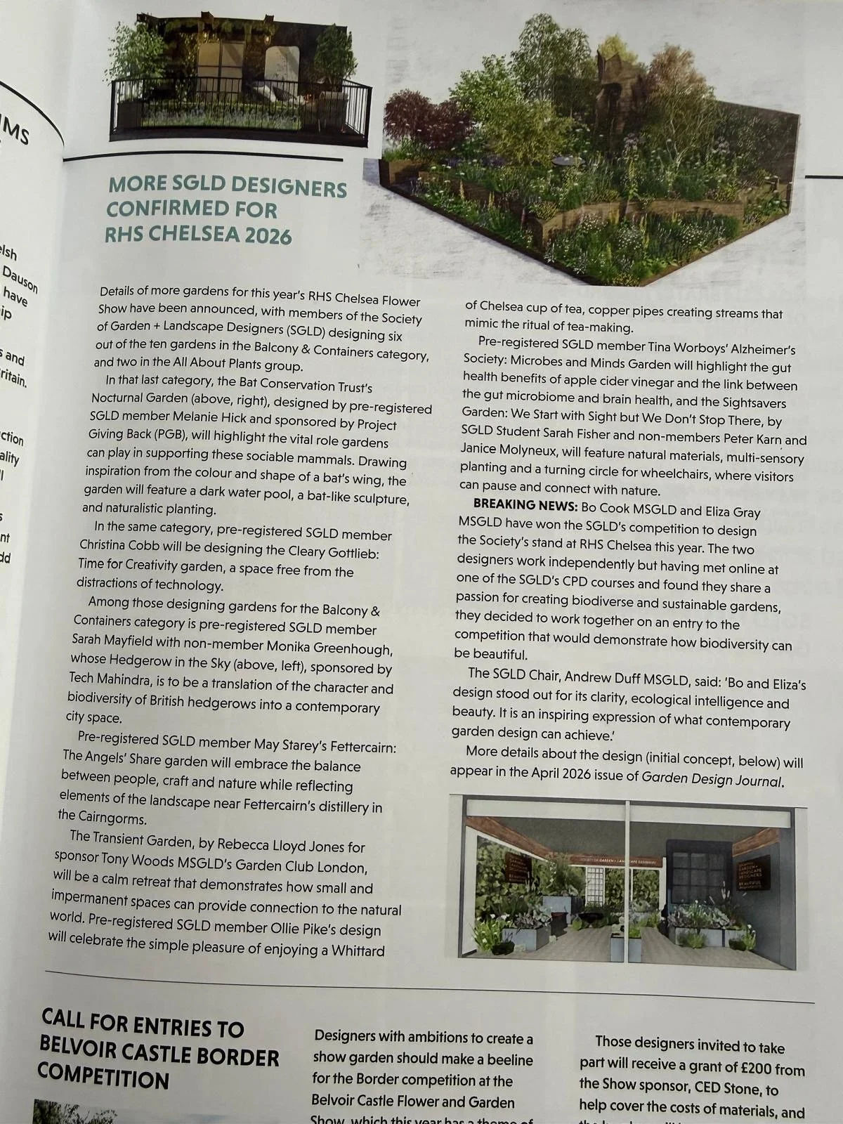 Featured in Garden Design Journal 
