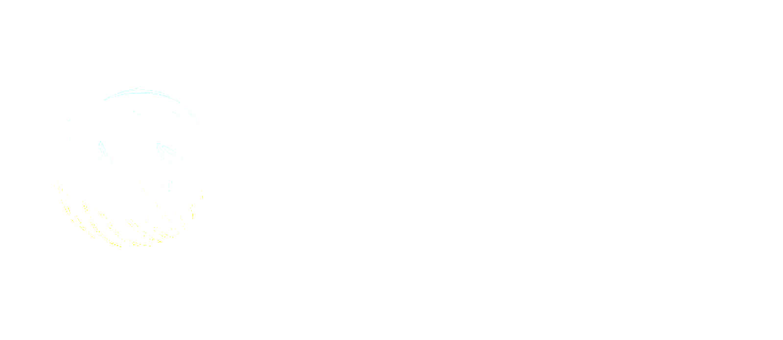 Logo for eKWater, featuring a stylized globe with lines and the text 'eKWater' in white on a black background.