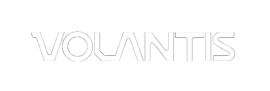 The logo for Volantis in white text on a black background.