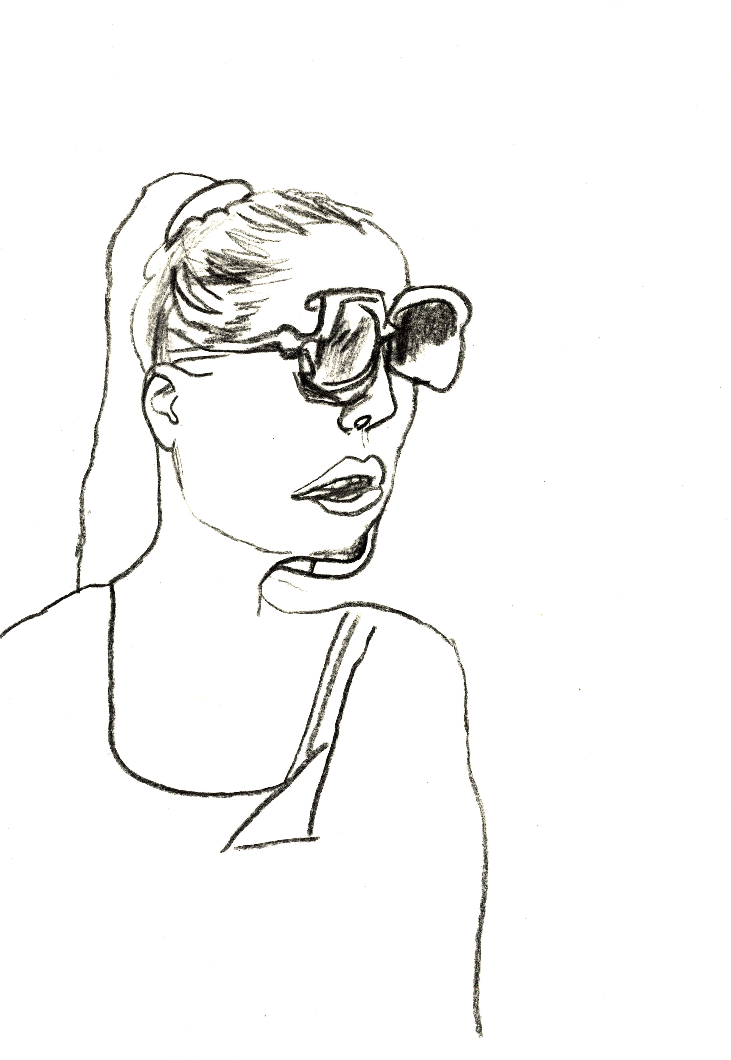 Member of society II, 2020
Graphite on paper