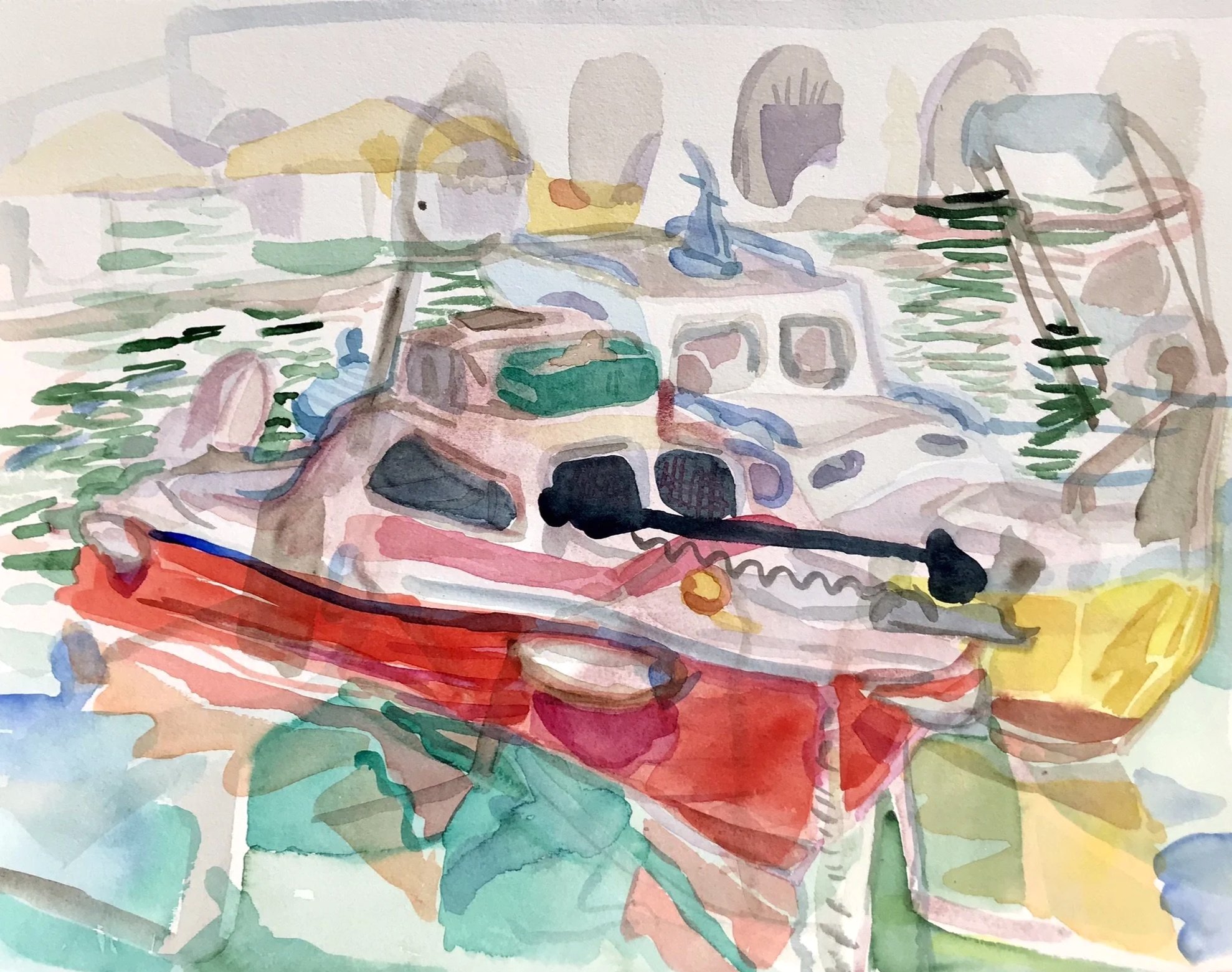 External affairs IX, 2023
Watercolour on paper